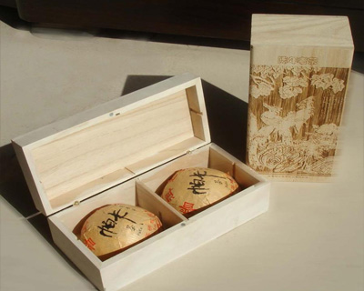 普洱茶原木盒包装