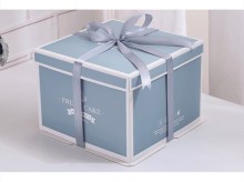 方形丝带蛋糕包装盒